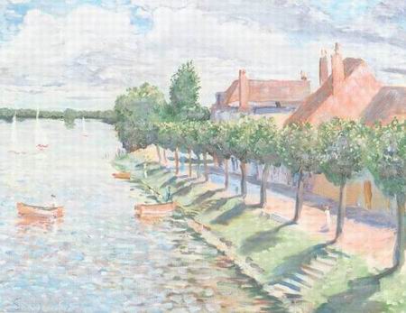 French Countryside oil painting